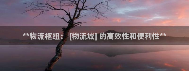 28圈注册网站链接：**物流枢纽： 