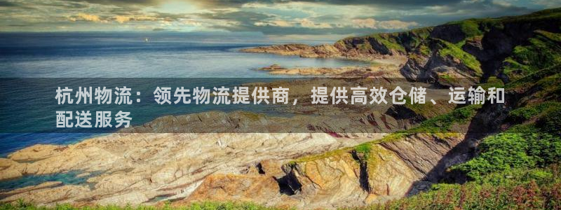 28圈怎么注册账号：杭州物流：领先物