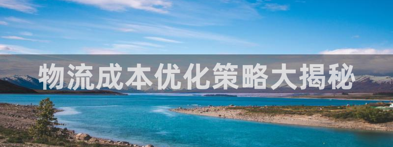 28圈注册登录链接流程：物流成本优化